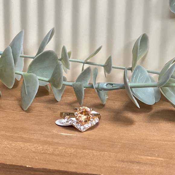 Jewelry - CZ Ring with Halo Accent